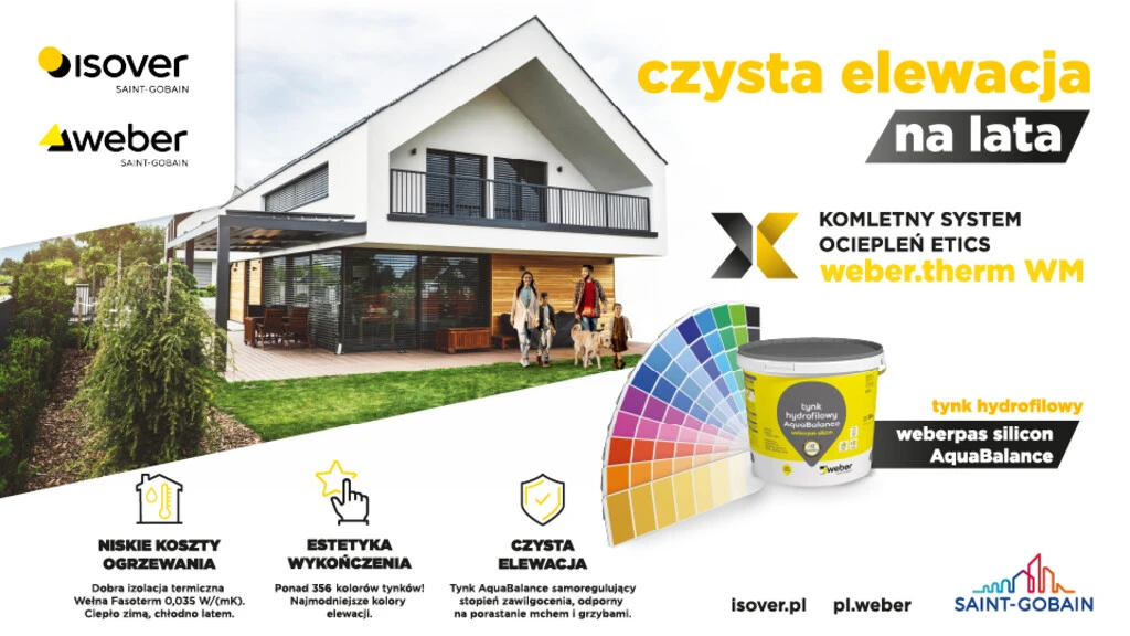 ETICS - ocieplenie elewacji WEBER i ISOVER