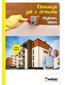 Ulotka - Elewacja jak z drewna Ulotka - Elewacja jak z drewna