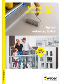System weber.dry balkon Remont balkonu lub tarasu żywicą