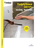 Folder Podpłytkowe sekrety suchej łazienki hydroizolacja łazienki folder katalog