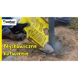 Szybki i łatwy montaż słupków i elementów małej architektury z webertec nomix Thumbnail