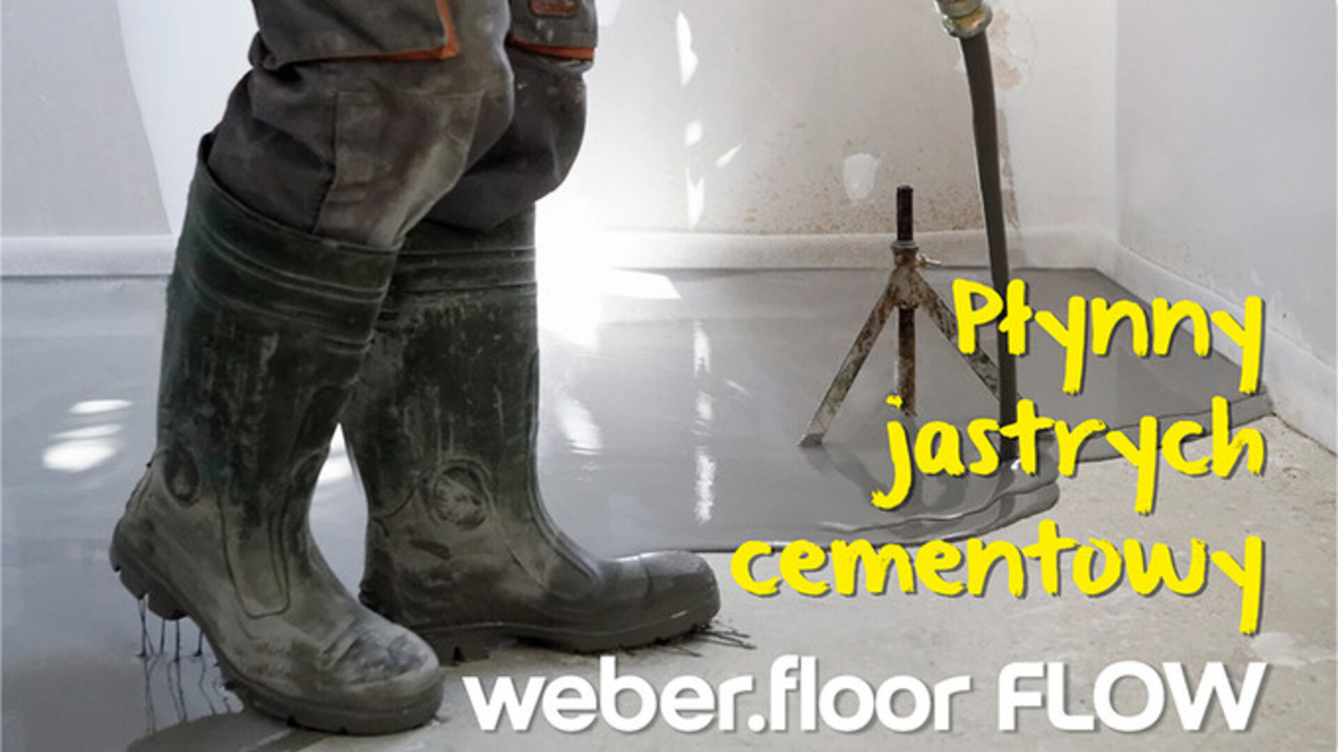 Płynny jastrych cementowy na ogrzewanie podłogowe jastrych cementowy weber.floor flow