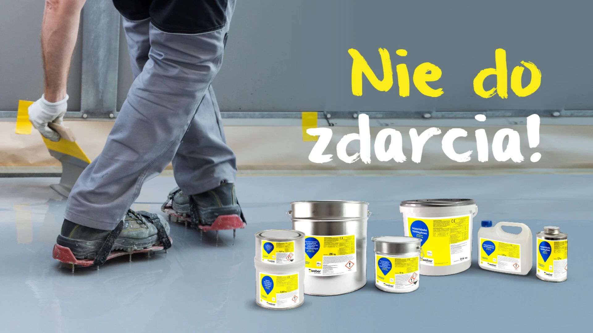 Posadzki żywiczne Weber - nie do zdarcia