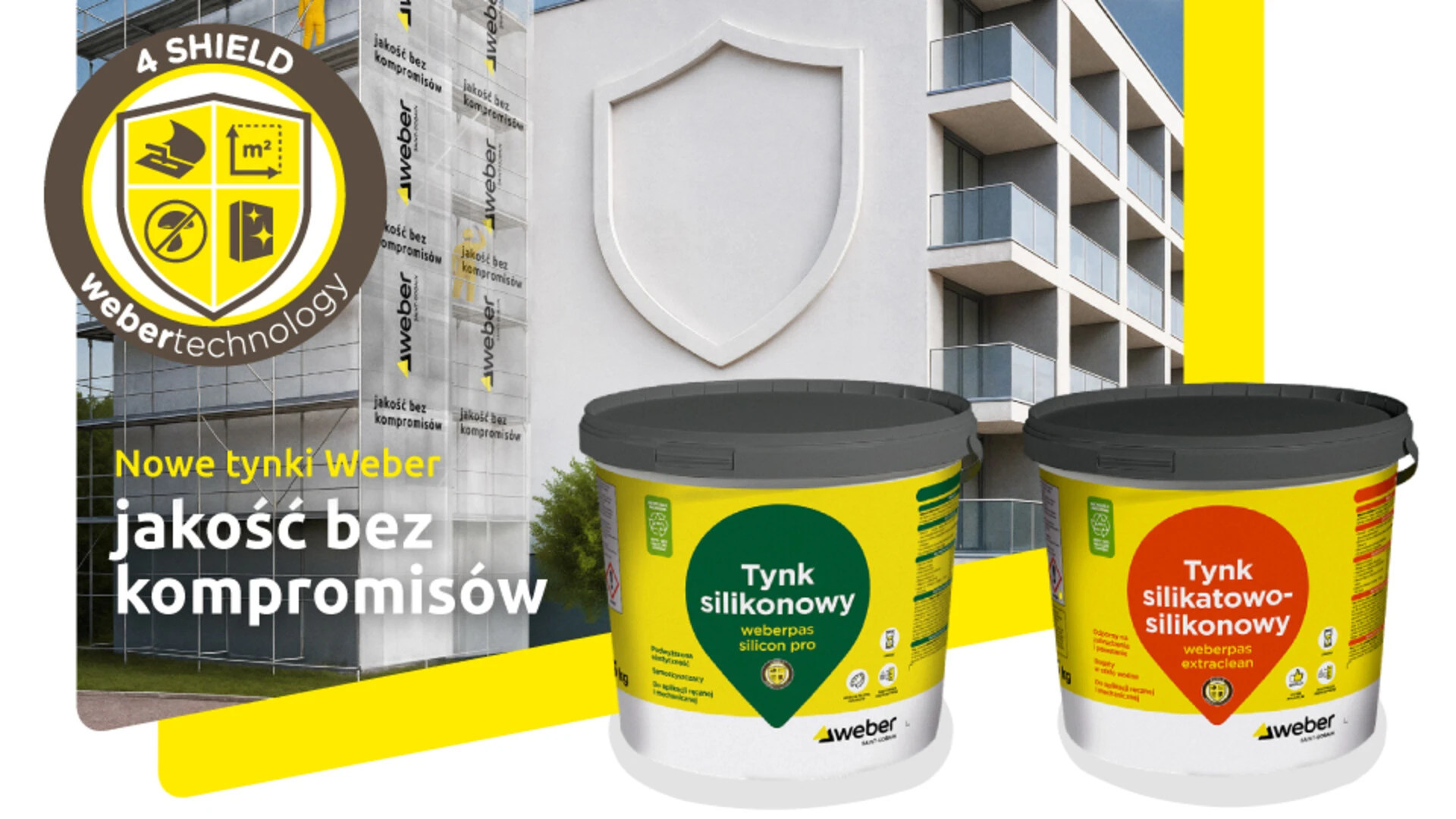 Nowe tynki technologia 4 SHIELD