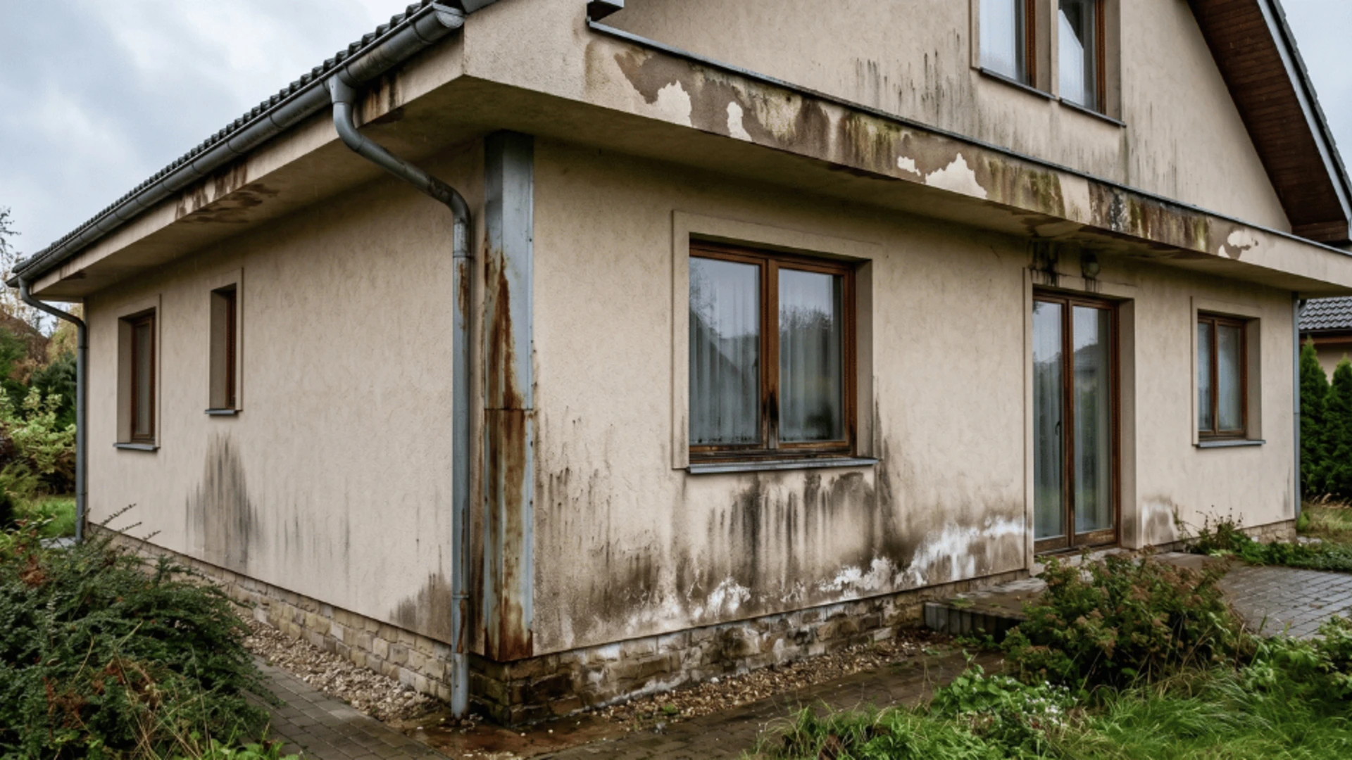 Zacieki na elewacji przyczyny i jak im zapobiegać