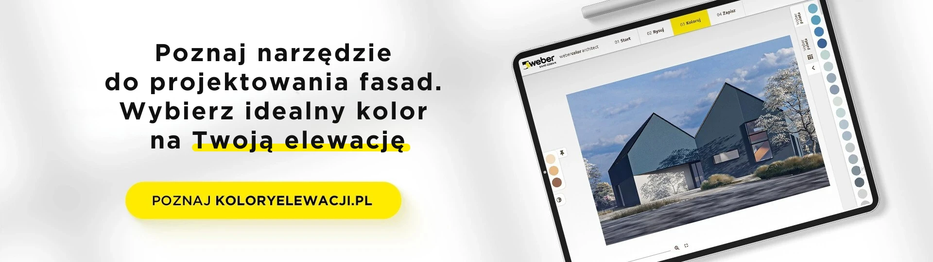 Zaprojektuj swoją elewacje w koloryelewacji.pl