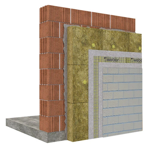 System na wełnie weber.therm DECOR