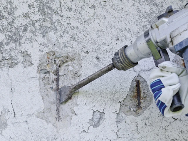 skorodowany beton usuwanie