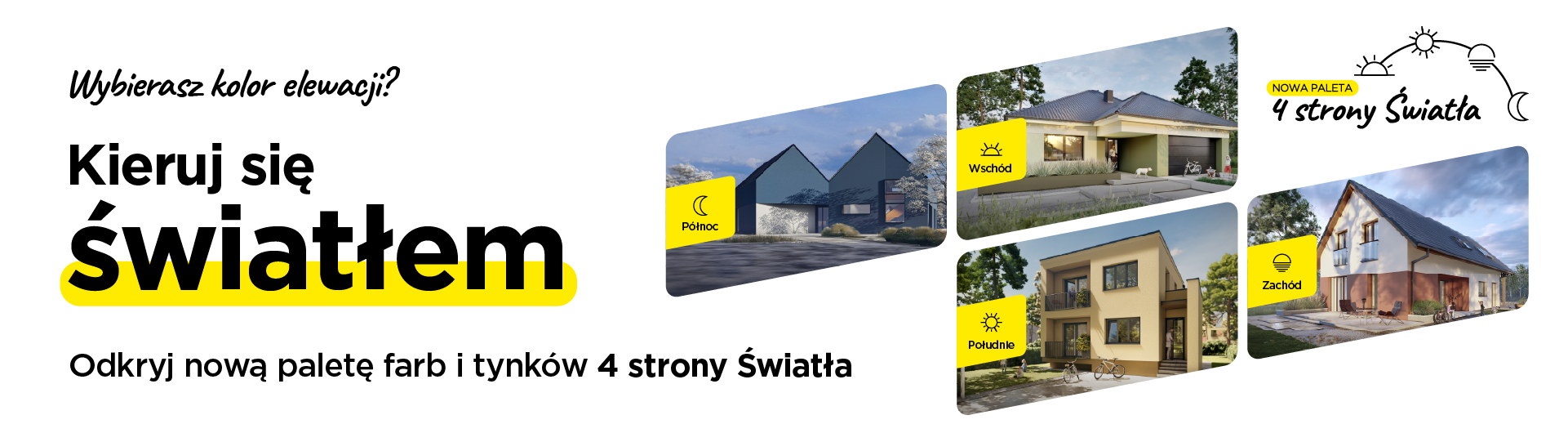 Baner - Nowa paleta kolorów - Kieruj się światłem